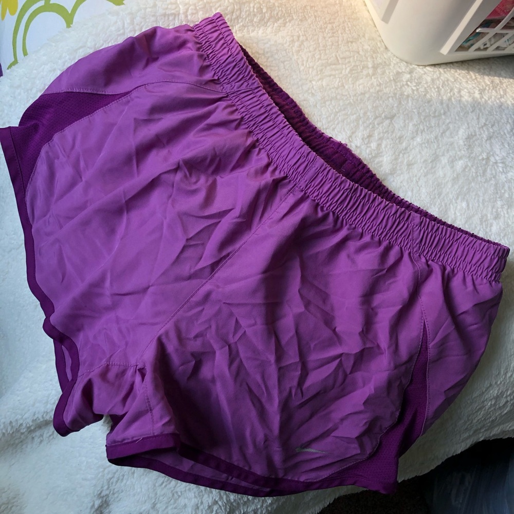PURPLE NIKE SHORTS